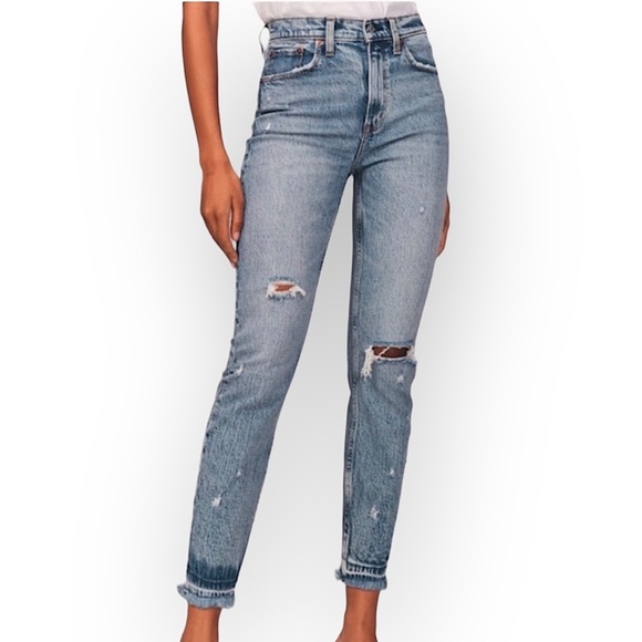 Abercrombie & Fitch Denim - Abercrombie & Fitch The Mom High Rise Denim Jeans